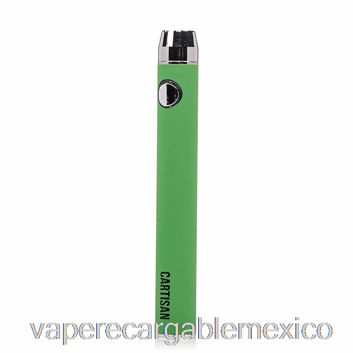 Vape Recargable Botón Carisano Vv 900 Doble Carga 510 Batería [micro] Verde